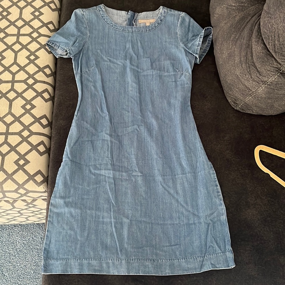Banana Republic Chambray Jean Dress Light/Medium Wash Size 0